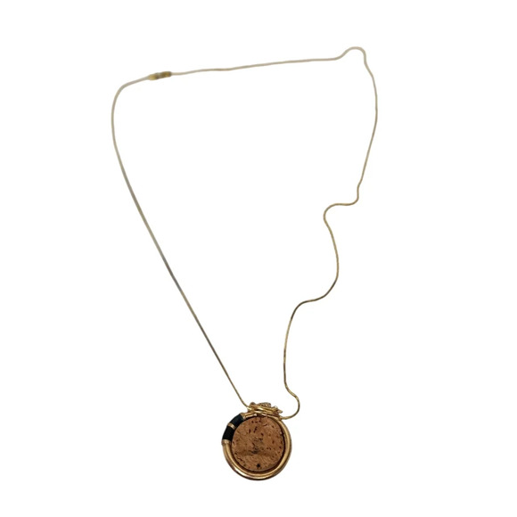 14K Gold Plated Aurora borealis Cork Amethyst Chips Snake Chain Necklace - Picture 9 of 12